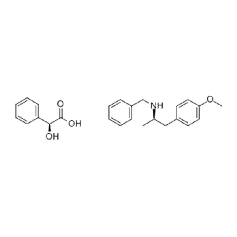 (2S)-하이드록시(페닐)아세트산 (2R)-N-BENZYL-1-(4-메톡시페닐)프로판-2-아민 (1:1) (소금)