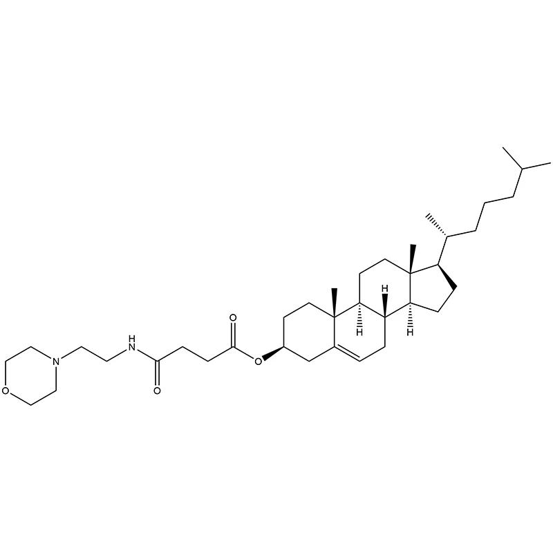 콜레스트-5-엔-3-올(3β)-, 3-[4-[[2-(4-모르폴리닐)에틸]아미노]-4-옥소부타노에이트]